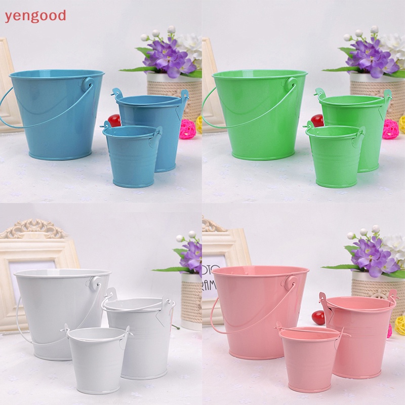 Xô Kẹo Mini Bằng Kim Loại Dùng Trang Trí Tiệc Cưới DIY