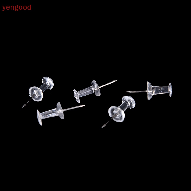 Set 40 Ghim Nhựa Trong Suốt Dùng Để Cố Định Bảng Tên
