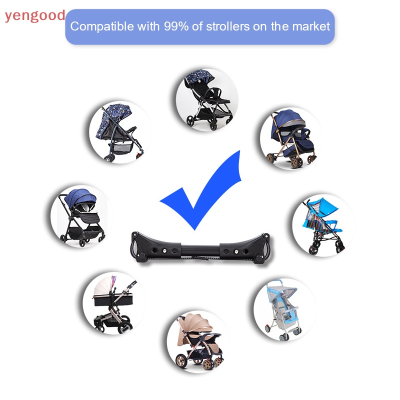 Bộ 3 Dây Nối Hai Khớp Nối Gắn Xe Đẩy Em Bé An Toàn Dễ Điều Chỉnh