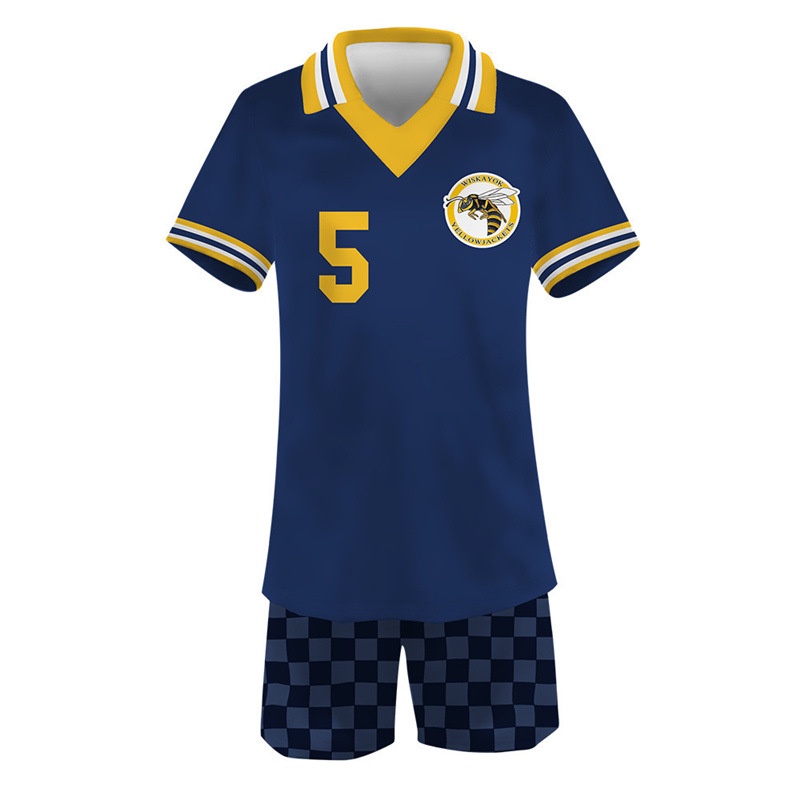 Set Đồ Thể Thao 2 Món Gồm Áo Thun Tay Cộc Và Quần Ngắn Màu Vàng + Quần Short Hóa Trang Cho Nam Và Nữ Plus