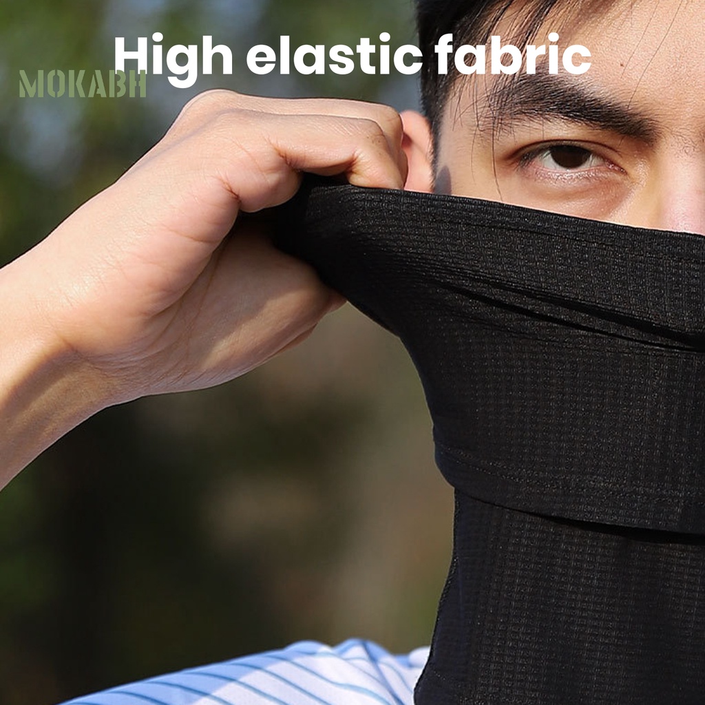 Khăn Trùm Đầu Mềm Mại Thoáng Khí Chống Tia UV Chống Bụi Bảo Vệ Toàn Diện