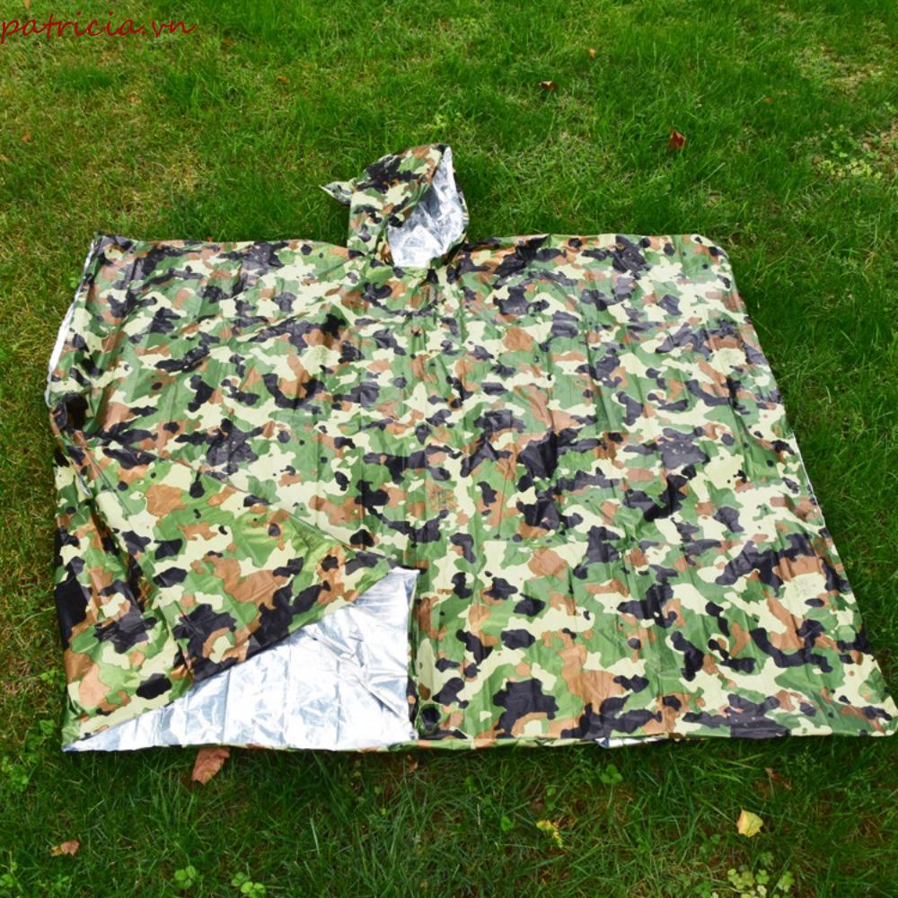 Áo Mưa Khẩn Cấp Có Mũ Trùm Phản Quang Chống Nước Có Thể Tái Sử Dụng Cho Hoạt Động Ngoài Trời