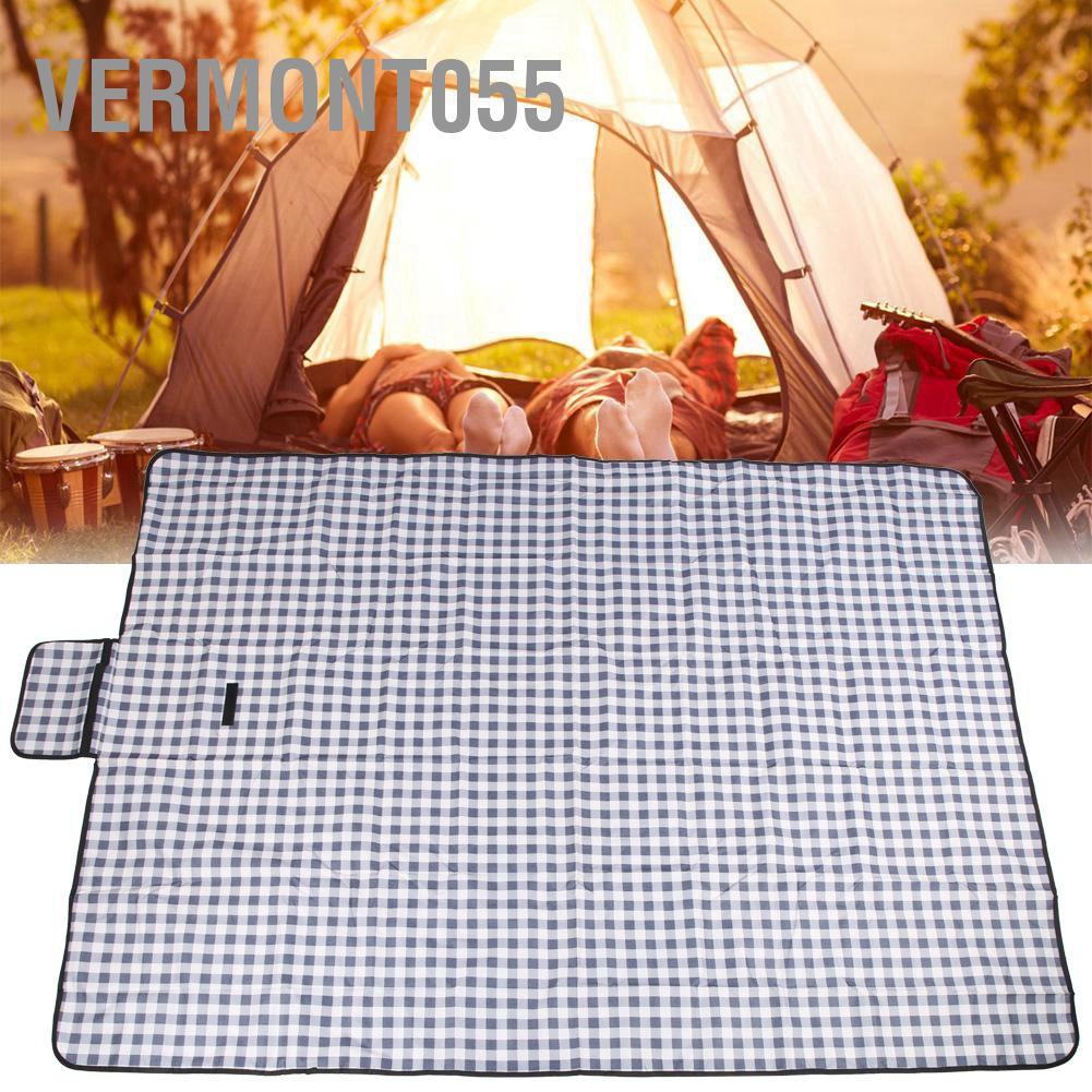 Vermont055 Máy di động ngoài trời Có thể giặt bằng vải Oxford Dã ngoại Pad Moistureproof Dày Bãi biển Ground Mat