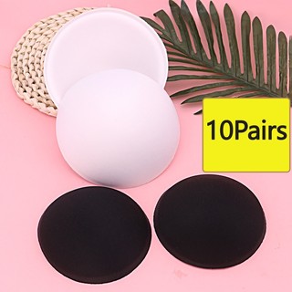 Set 10 cặp mút đệm áo ngực mỏng thoáng khí hình tròn