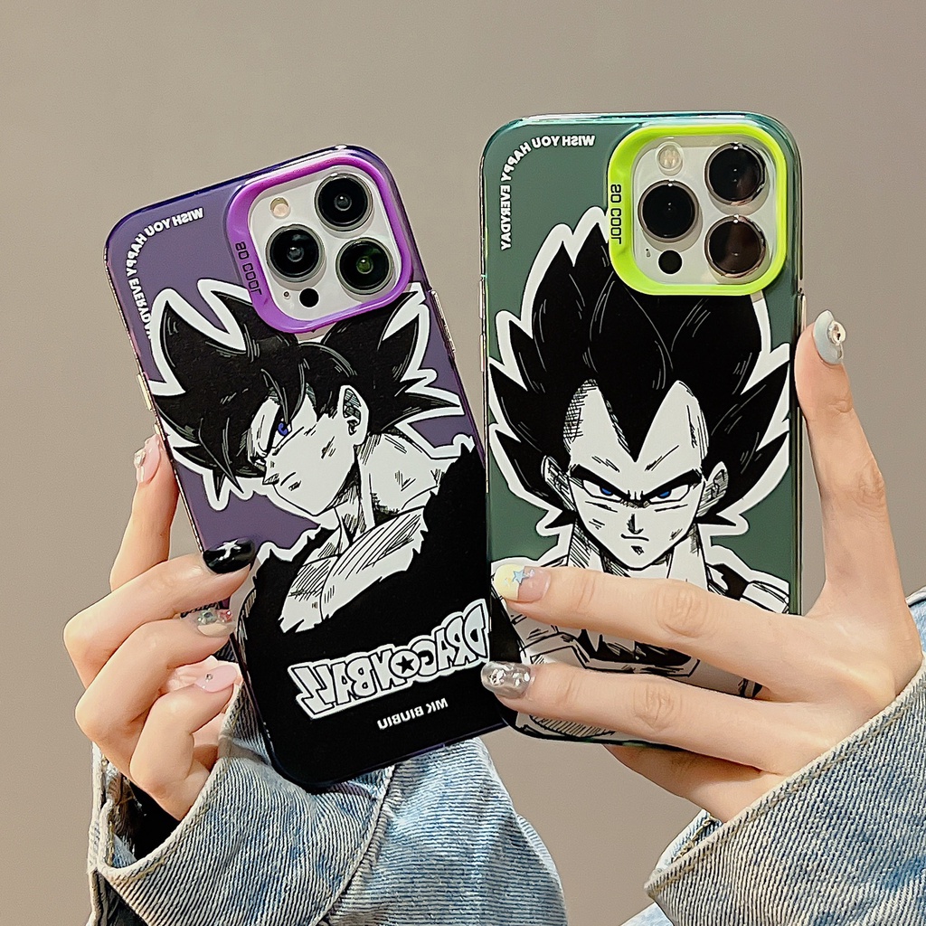 Ốp Điện Thoại TPU Mềm Nhám Trong Suốt Họa Tiết Dragon Ball Cho iPhone 11 13 12 14 Pro Max