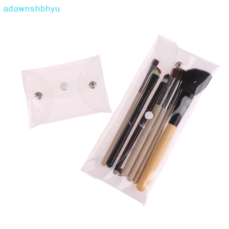 Set Túi Đựng Cọ Trang Điểm Trong Suốt Tiện Dụng Khi Đi Du Lịch