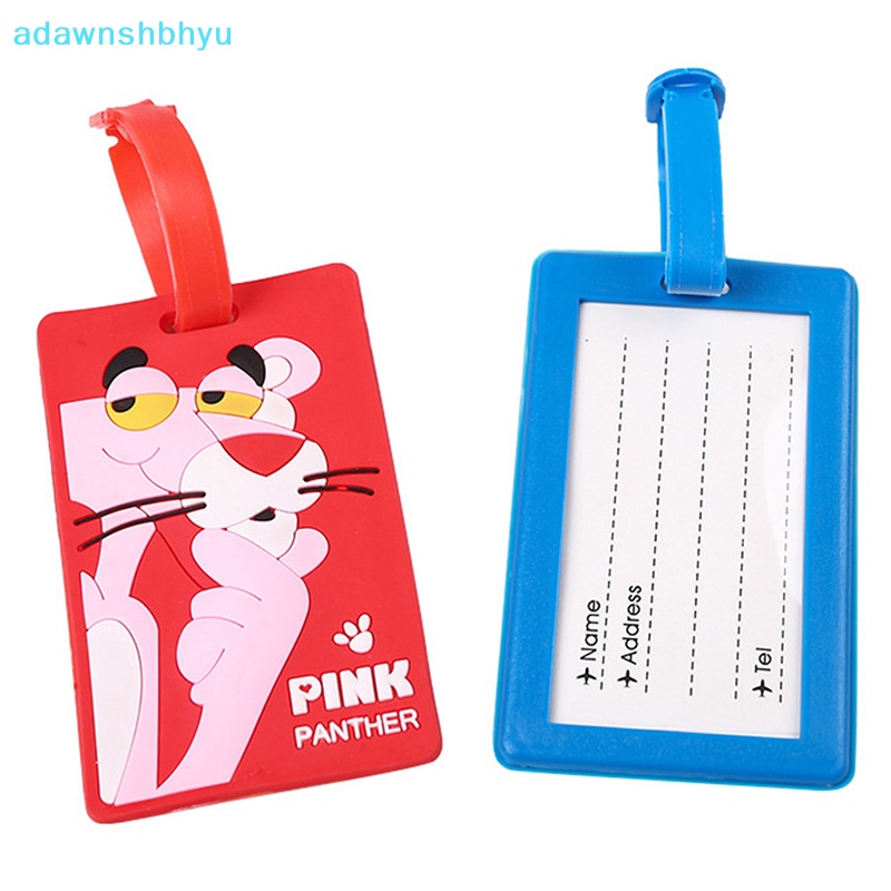 Thẻ ID Hành Lý Bằng Silicon PVC Mềm Họa Tiết Hoạt Hình Sáng Tạo