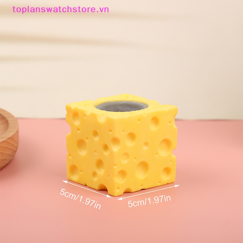 Đồ Chơi Nắn Bóp Giúp Giải Tỏa Căng Thẳng Hình Chú Chuột Và Phô Mai Đáng Yêu