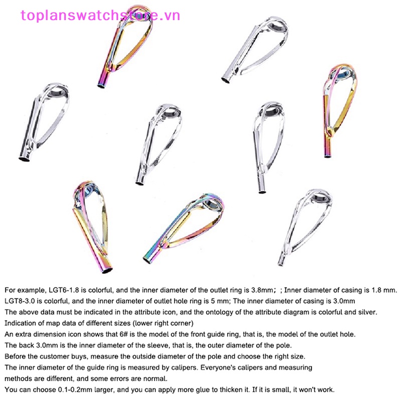 1 Vòng Dẫn Dây Câu Cá Màu Bạc / Mưa Tiện Dụng