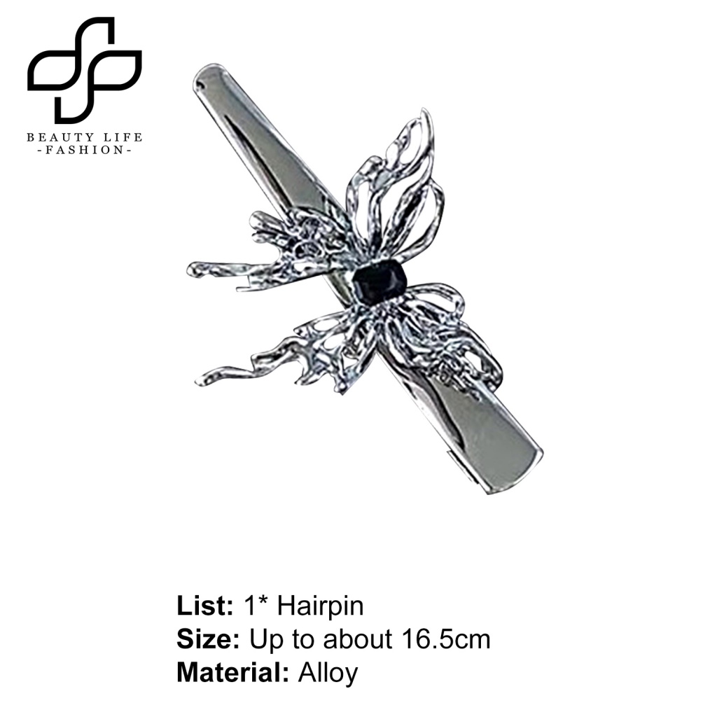 Trâm Cài Tóc Hình Bướm Đính Đá Phong Cách Cổ Điển Cho Nữ