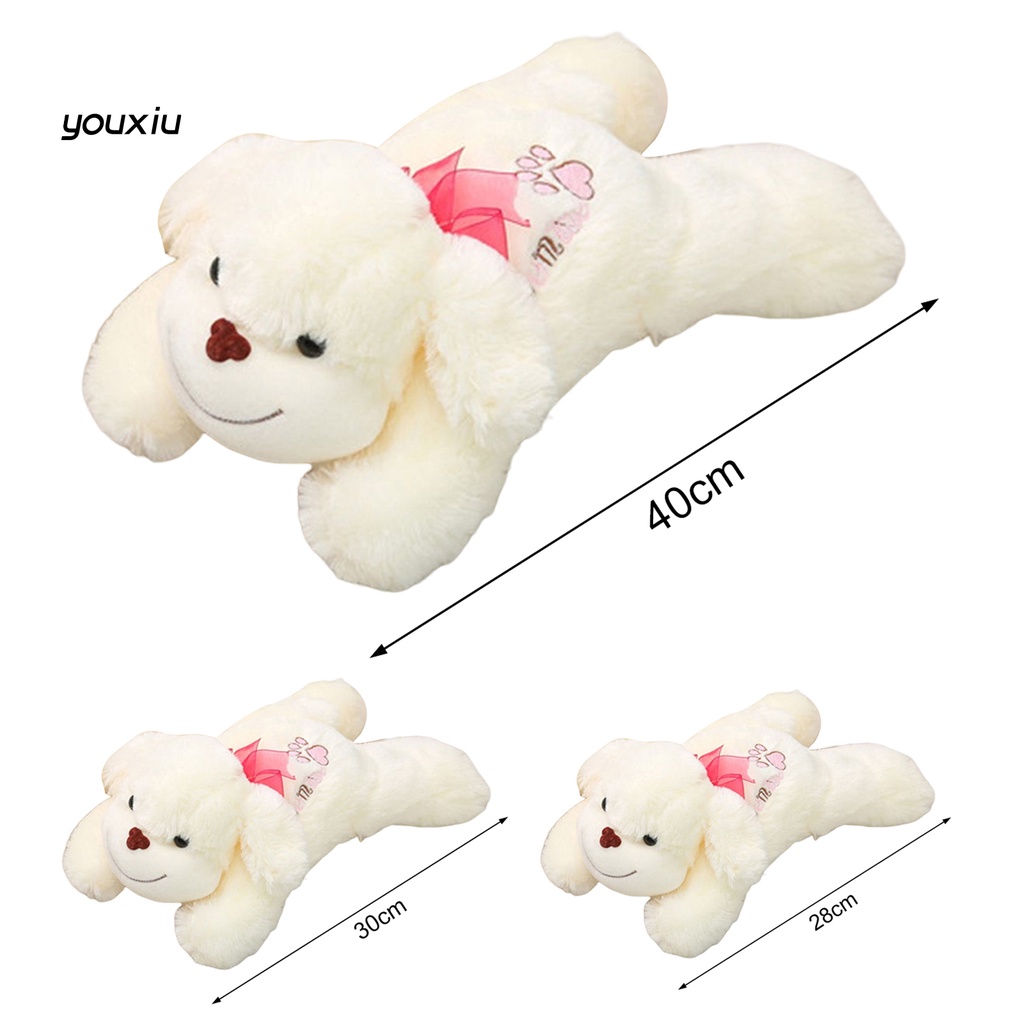 Thú Nhồi Bông Hình Chú Chó Nằm Trên Xe Hơi Bằng Cotton PP Mềm Mại Dễ Thương