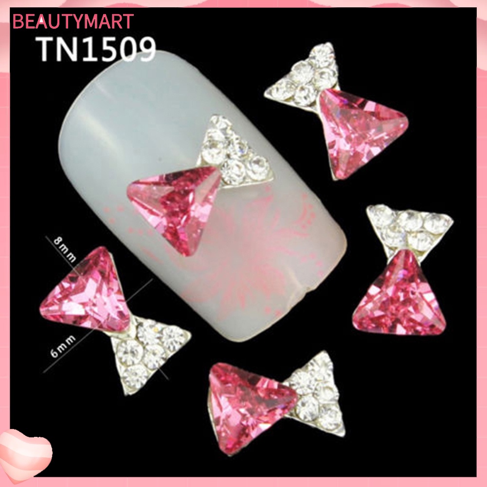 Set 10 Hạt Đá 3D Lấp Lánh Trang Trí Móng Tay Nghệ Thuật Thời Trang DIY