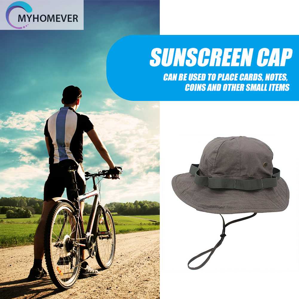 Nón Tai Bèo Chống Tia UV Bằng Vải Cotton Thoáng Khí Gấp Gọn Được Dành Cho Nam