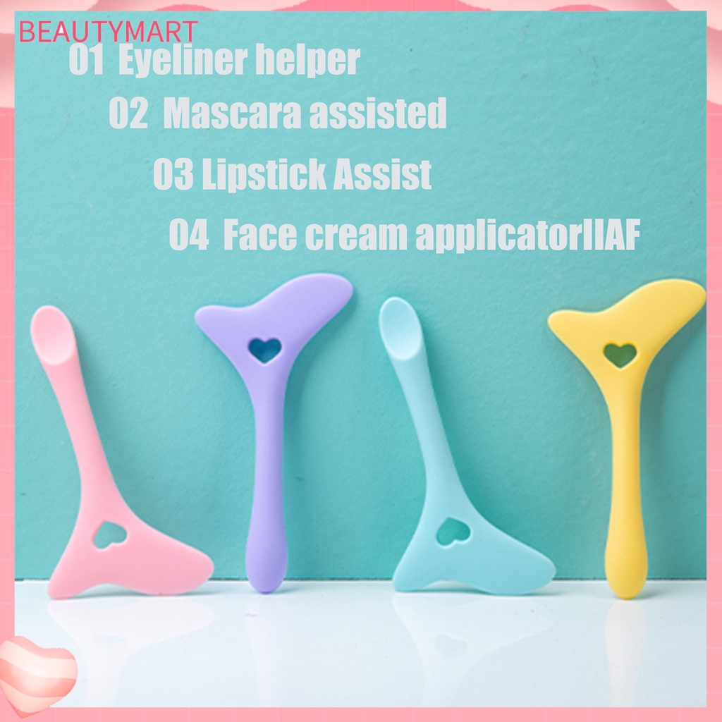 Khuôn Hỗ Trợ Kẻ Mắt Đa Năng Tạo Hiệu Ứng Rộng Bằng Silicone Tiện Dụng