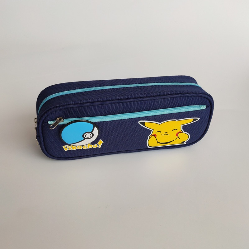 Túi Đựng Bút In Hình Pikachu Hoạt Hình Dễ Thương Cho Học Sinh