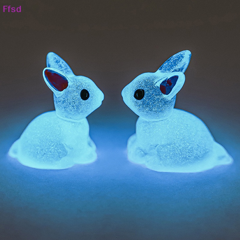 {Ffsd} Set 5 Mô Hình Thỏ Dạ Quang Mini Trang Trí Chậu Cây Trong Nhà Trang Trí Nội Thất Thế Giới Bán Chạy