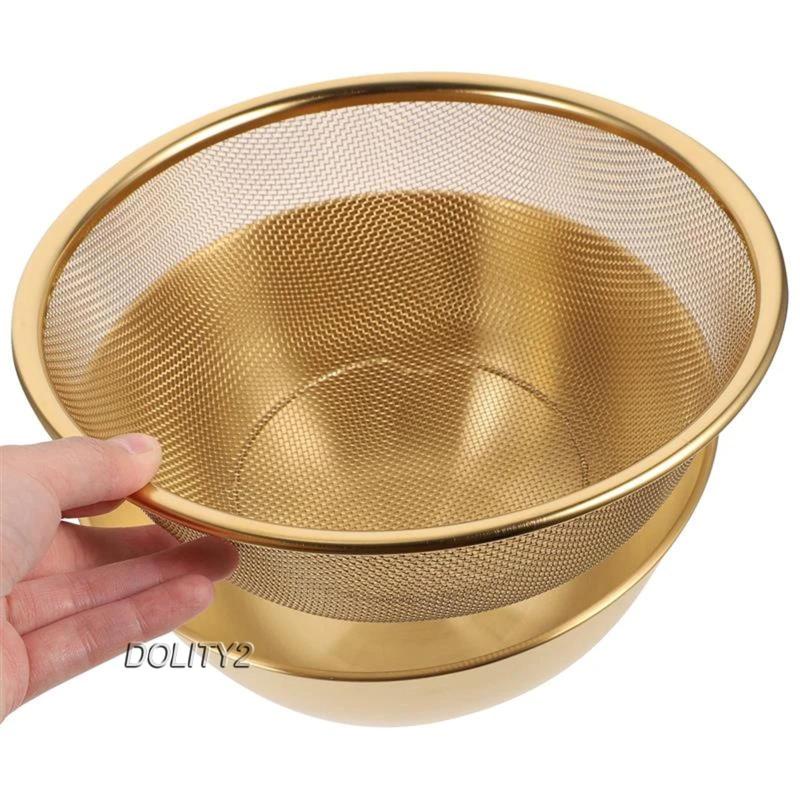 [Dolity2] Rổ Rửa Trái Cây Bằng Thép Không Gỉ