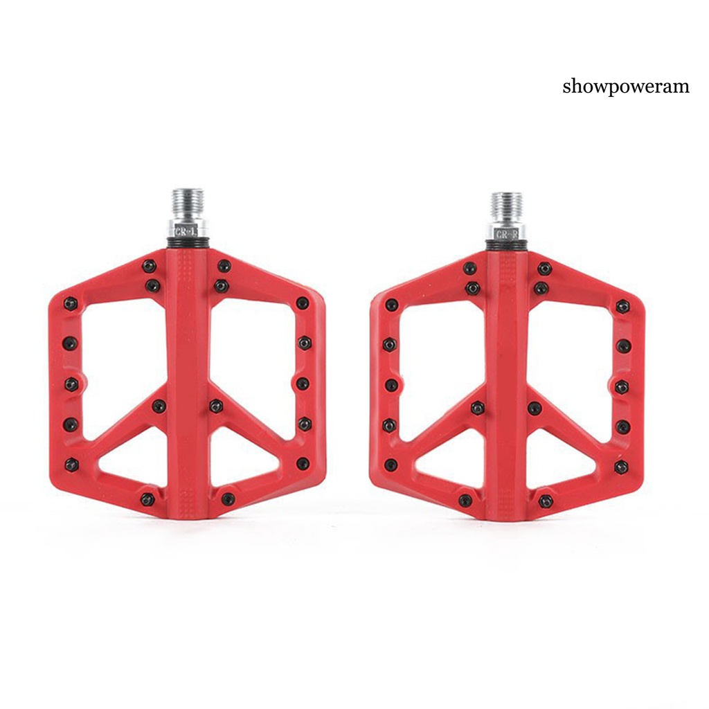 1 Cặp Bàn Đạp Trái Phải In Logo Bằng Sợi Nylon Dành Cho Xe Đạp MTB