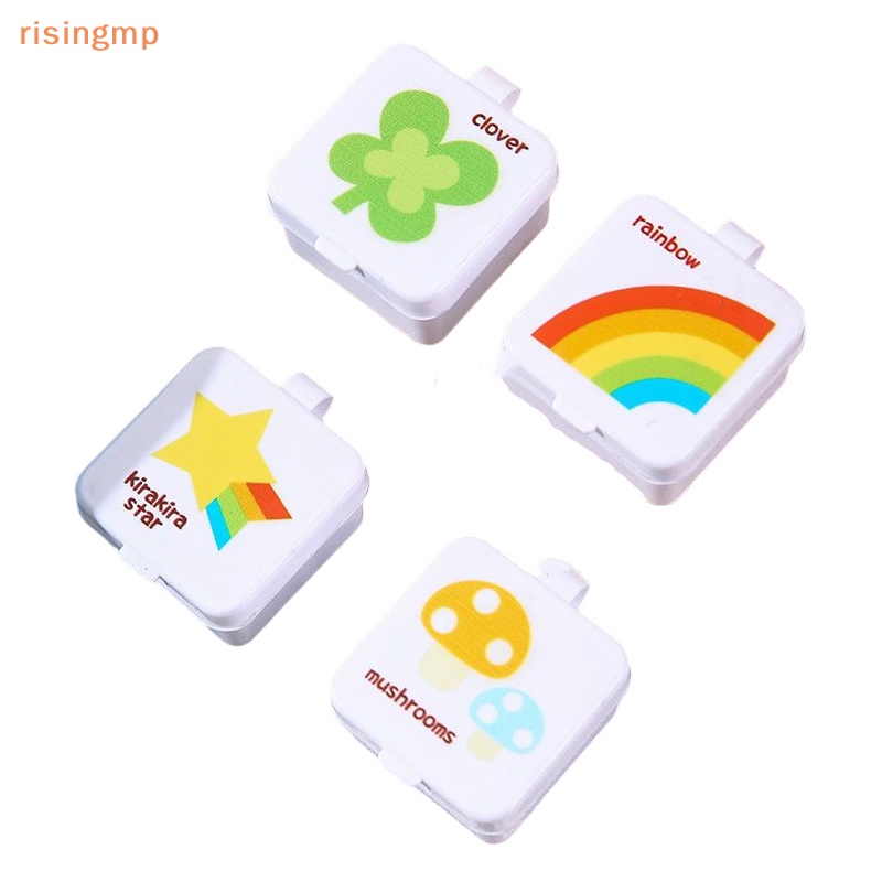Set 1 / 4 Hộp Đựng Nước Sốt Mini Hình Vuông Bằng Nhựa