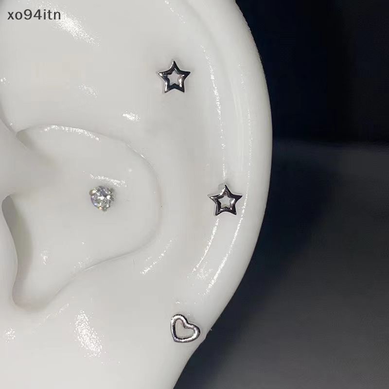 1 Đôi Khuyên Tai Dạng Xoắn Ốc Hình Ngôi Sao Thời Trang