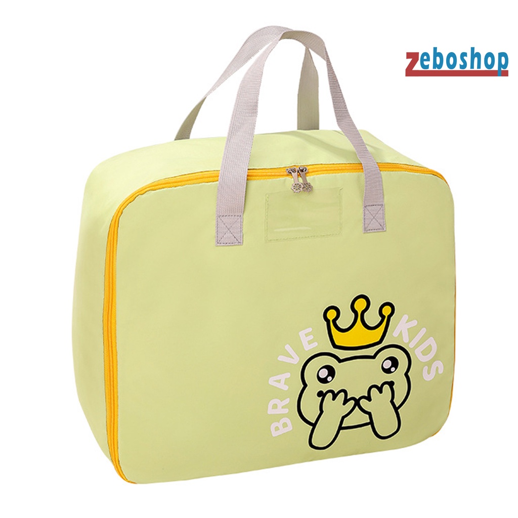 Túi Đựng Chăn Mền Bằng Polyester Chống Mòn In Hoạt Hình Dễ Thương Cho Bé Mẫu Giáo