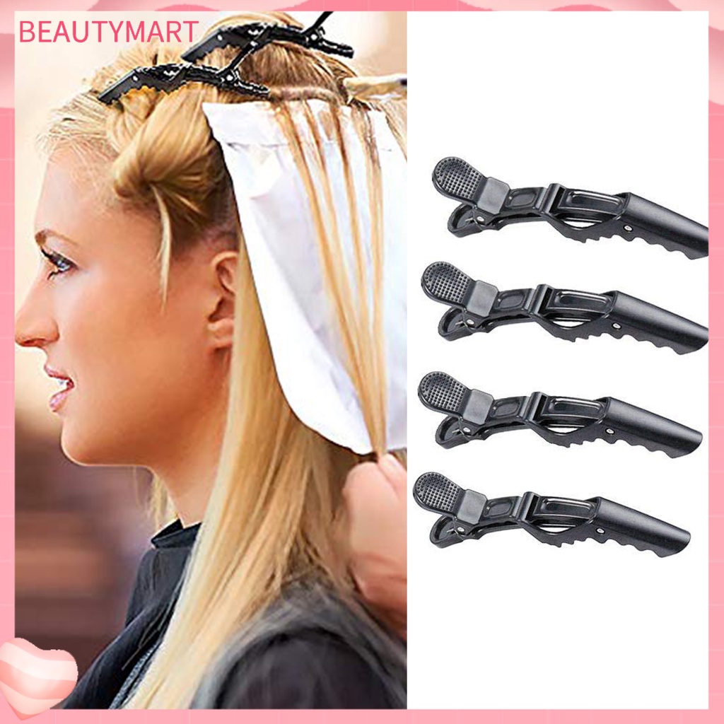 Kẹp Tóc Màu Đen Khối Lượng Nhẹ Thoải Mái Chống Trượt Cho Salon