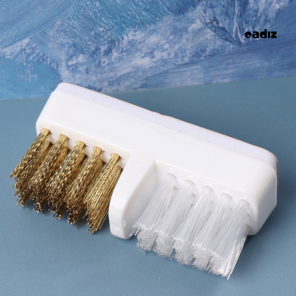 Cọ Đánh Bóng Móng Tay Hai Đầu Bằng Sợi Thép Chống Chảy Xệ Có Thể Tái Sử Dụng