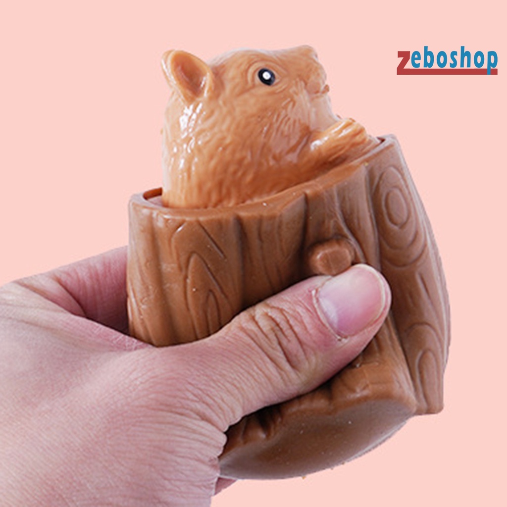 Đồ Chơi Bóp Giảm Căng Thẳng Bằng Silicone Hình Chú Sóc