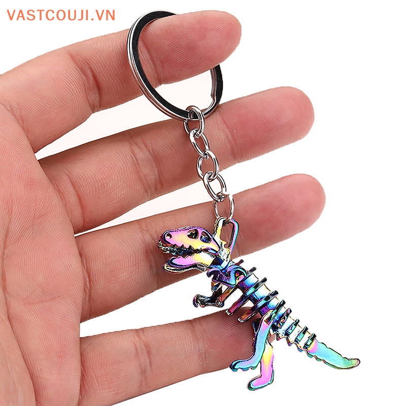 Móc Khóa Hợp Kim Hình Xương Khủng Long VASTJI Nhiều Màu Sắc