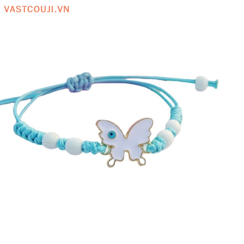 Vòng Đeo Tay Họa Tiết Bướm Hoạt Hình Dễ Thương Bắt Mắt