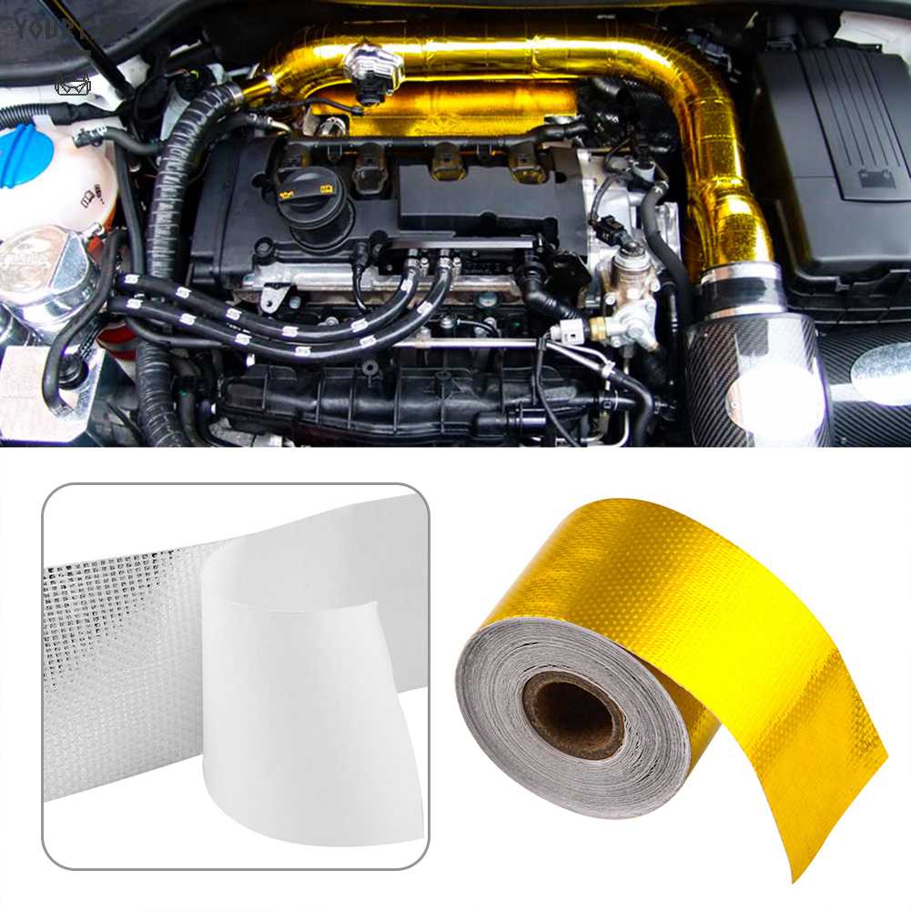 Cuộn Băng Keo Cách Nhiệt Màu Vàng 33Ftx2 inch Chuyên Dụng Cho Ống Xả Khí