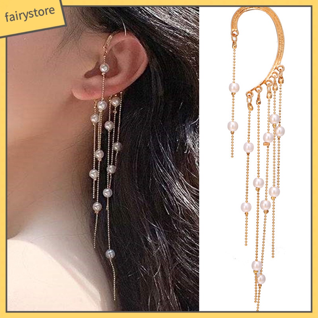 1 Bông Tai Dài Hình Bướm Đính Đá Lấp Lánh Dành Cho Nữ