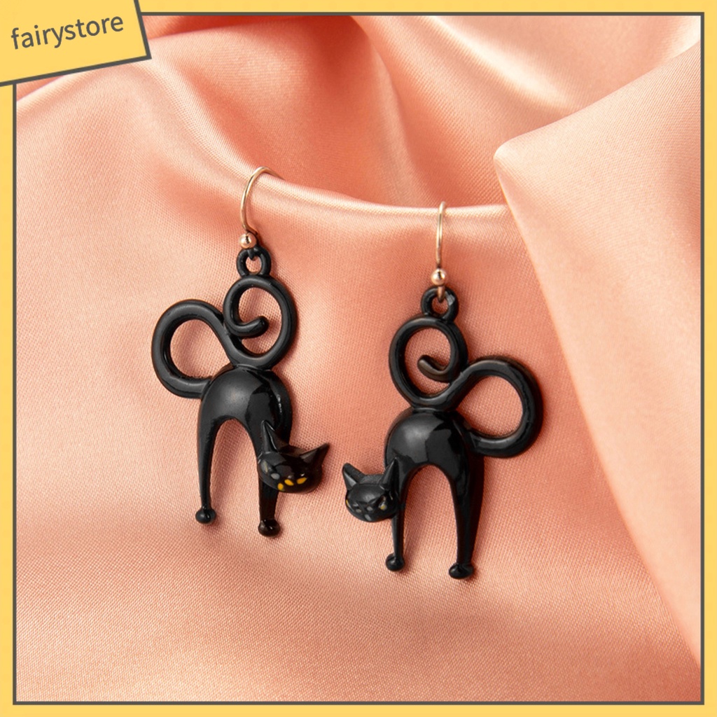 [FRO] Khuyên Tai Hình Đầu Lâu Nhện Đầu Lâu Phong Cách Gothic Halloween Vui Nhộn Cho Nữ