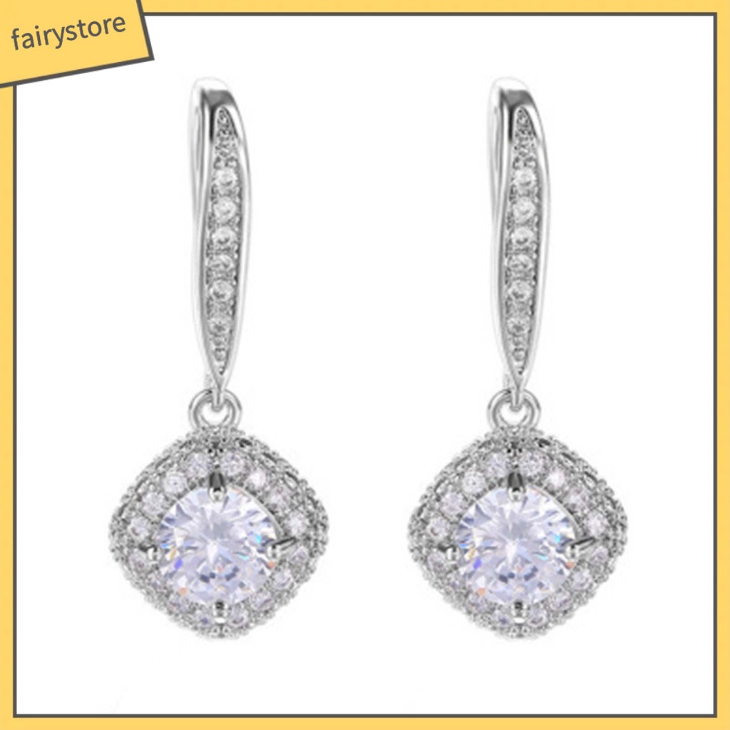 Bông Tai Hình Vuông Thời Trang Dành Cho Nữ