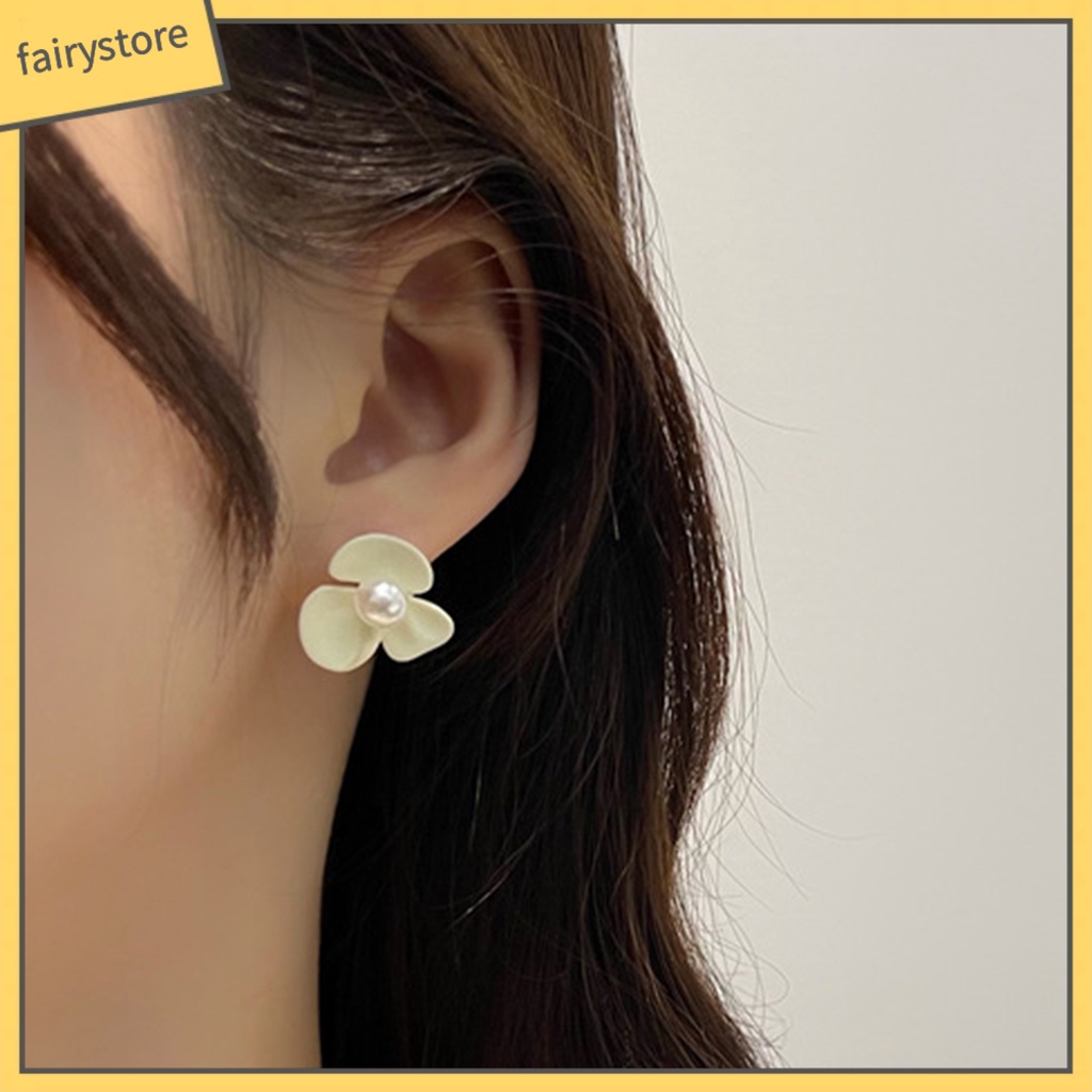 [FRO] 1 Cặp Bông Tai Dạng Kẹp Đính Đá Sáng Bóng Quyến Rũ Dễ Phối Đồ Dành Cho Cuộc Sống Hàng Ngày