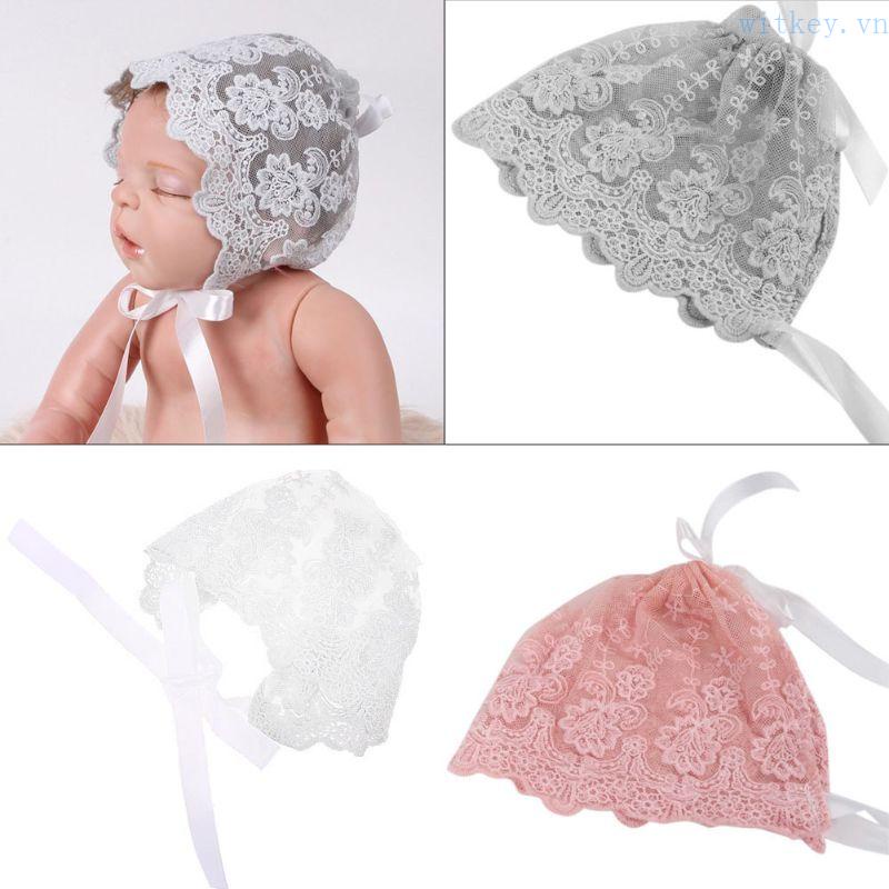 Mũ Xô Ren Hoa Nhiều Màu Sắc Dành Cho Bé 0-24 Tháng Tuổi Hóa Trang