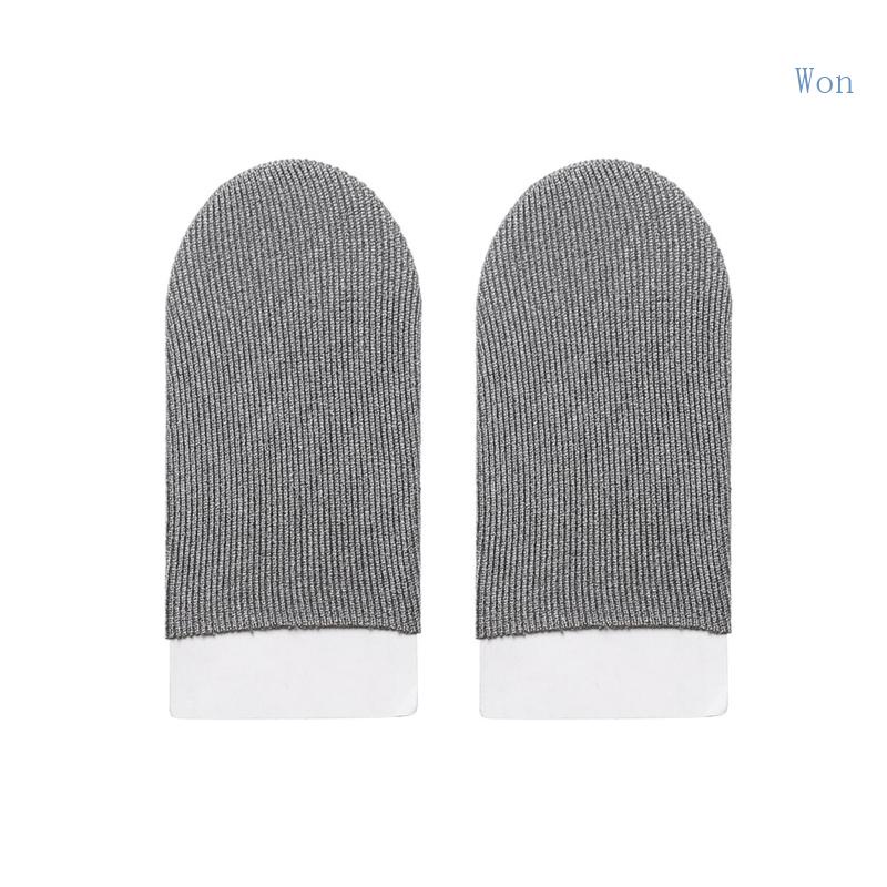 Bộ 2 Găng Đeo Ngón Tay Thoáng Khí Chống Mồ Hôi Dùng Chơi Game Điện Thoại