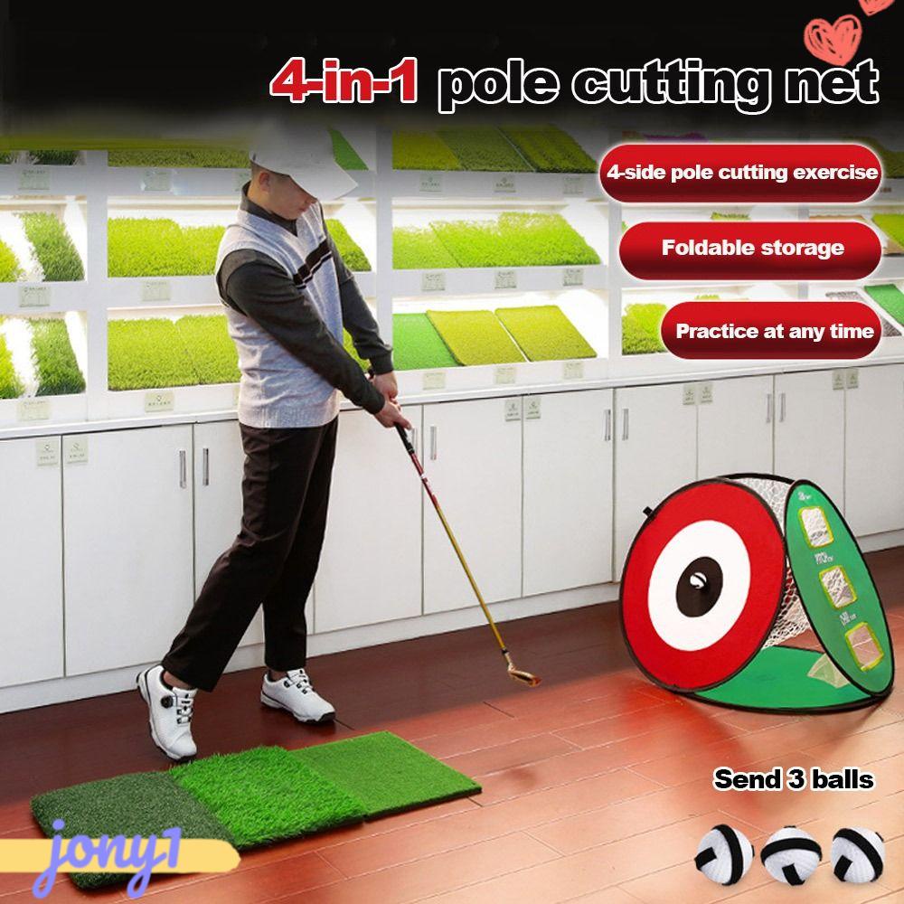 Lồng Lưới Luyện Tập Đánh Golf Trong Nhà / Ngoài Trời Có Thể Gấp Gọn Tiện Lợi