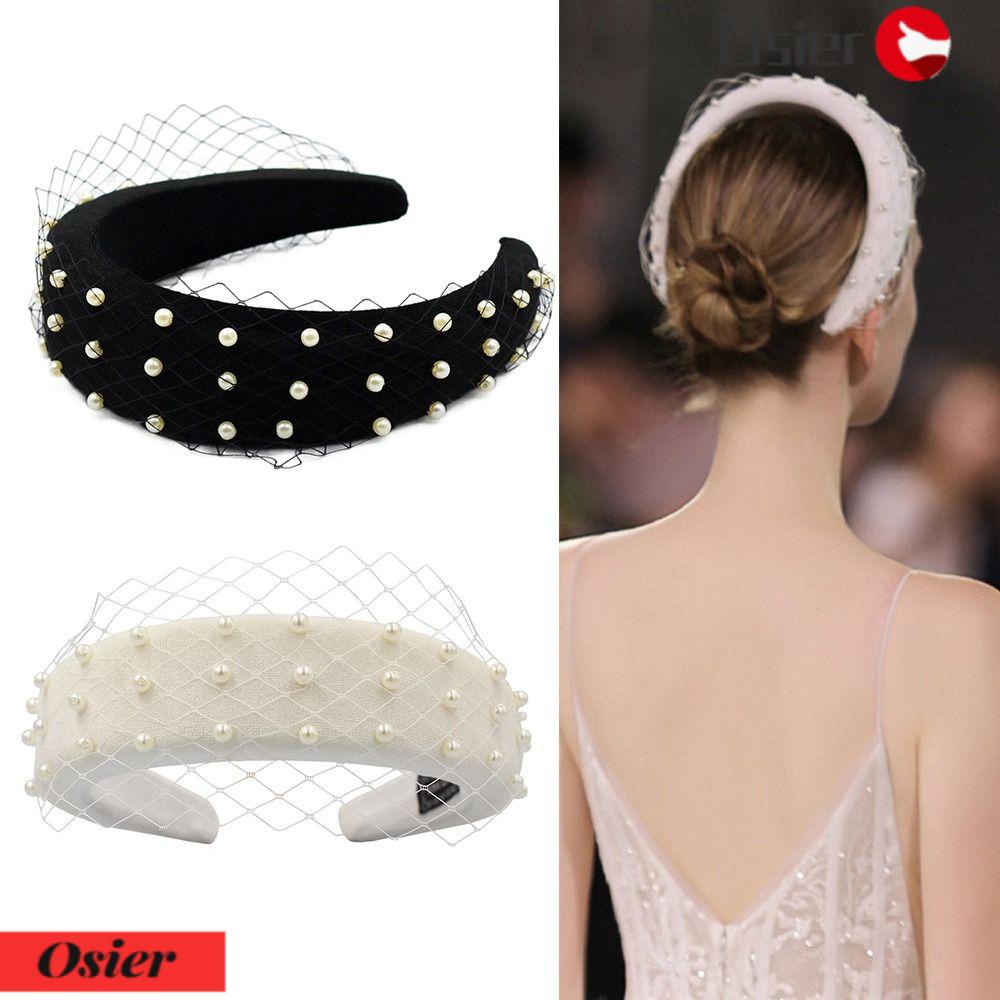 Băng Đô Cài Tóc Bản Rộng 1 Món Thời Trang Đám Cưới / Spa Cho Bạn Gái