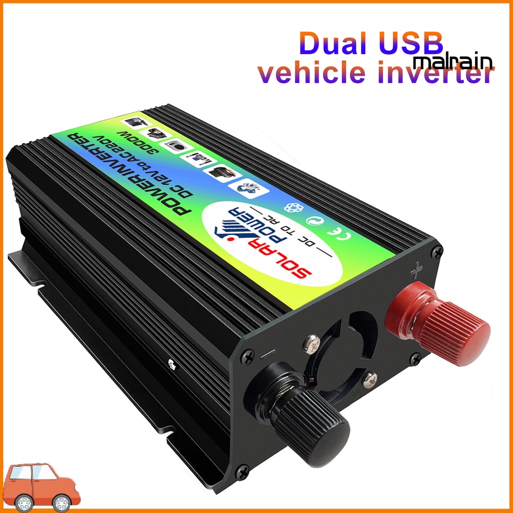 Bộ SạC ChuyểN ĐổI MAL-3000W DC 12V Sang AC 220V Cho Xe Hơi