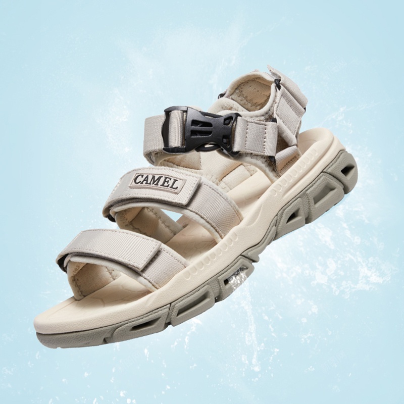 CAMEL SPORTS Giày sandal phong cách retro thời trang mùa hè giải trí đi biển ngày lễ cho nam