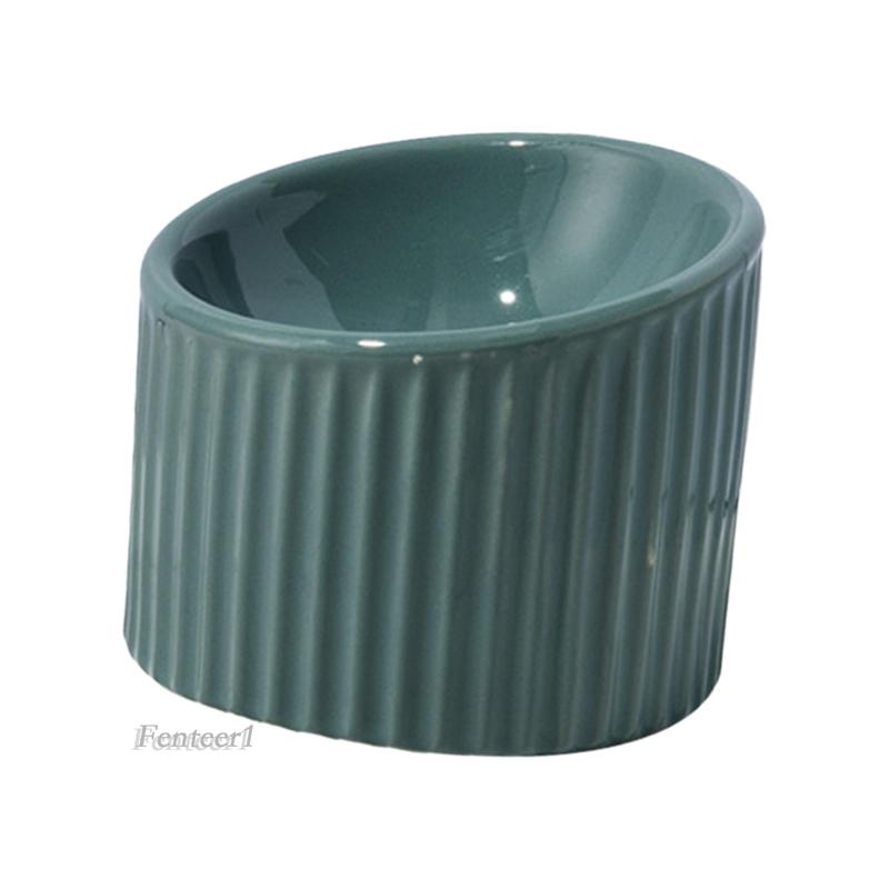 [Fenteer1] Bát Ăn Bằng Gốm Chống Trượt Dễ Giặt Rửa Dành Cho Chó Mèo