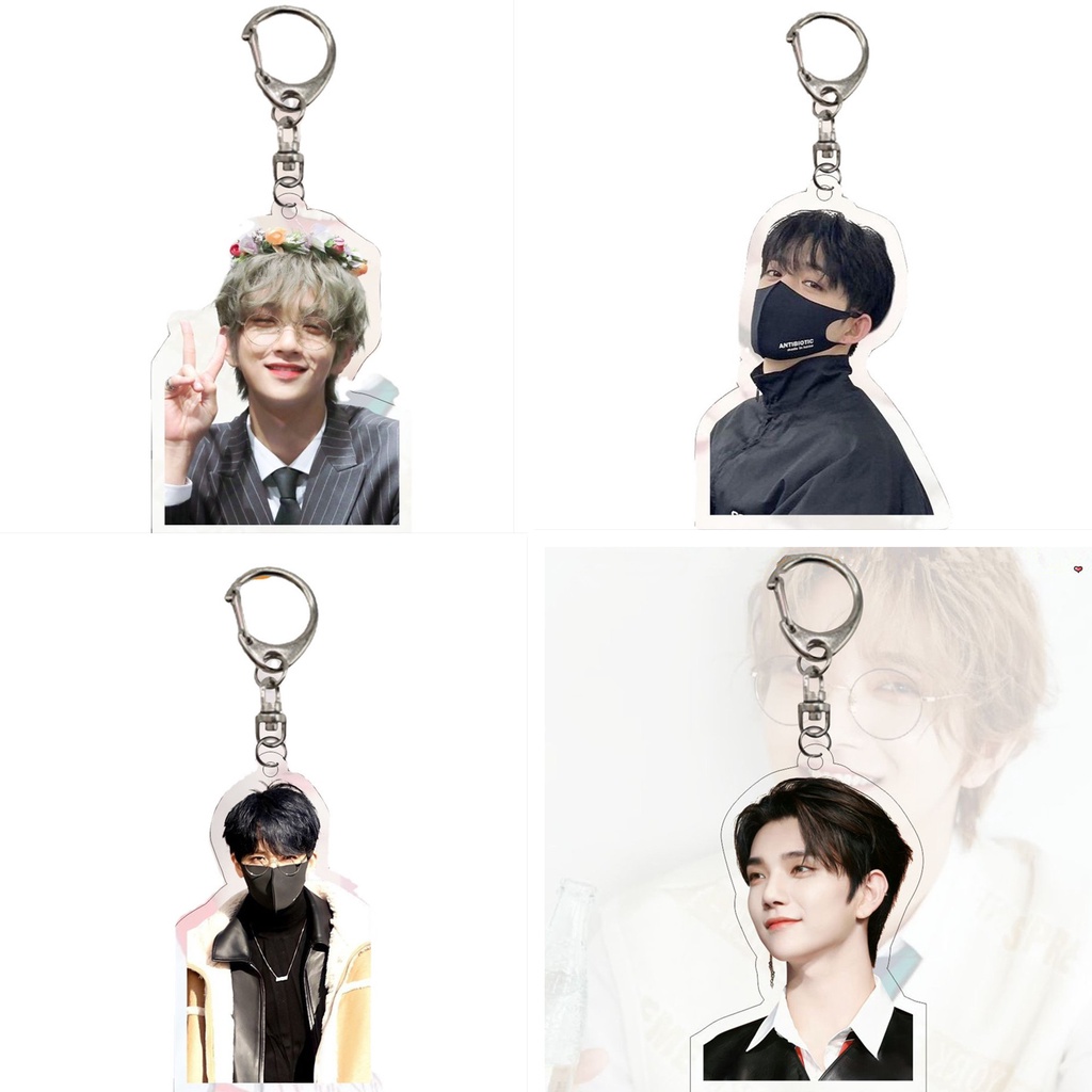1 Móc Chìa Khóa Acrylic Hình Nhóm Nhạc SEVENTEEN JEONGHAN JOSHUA