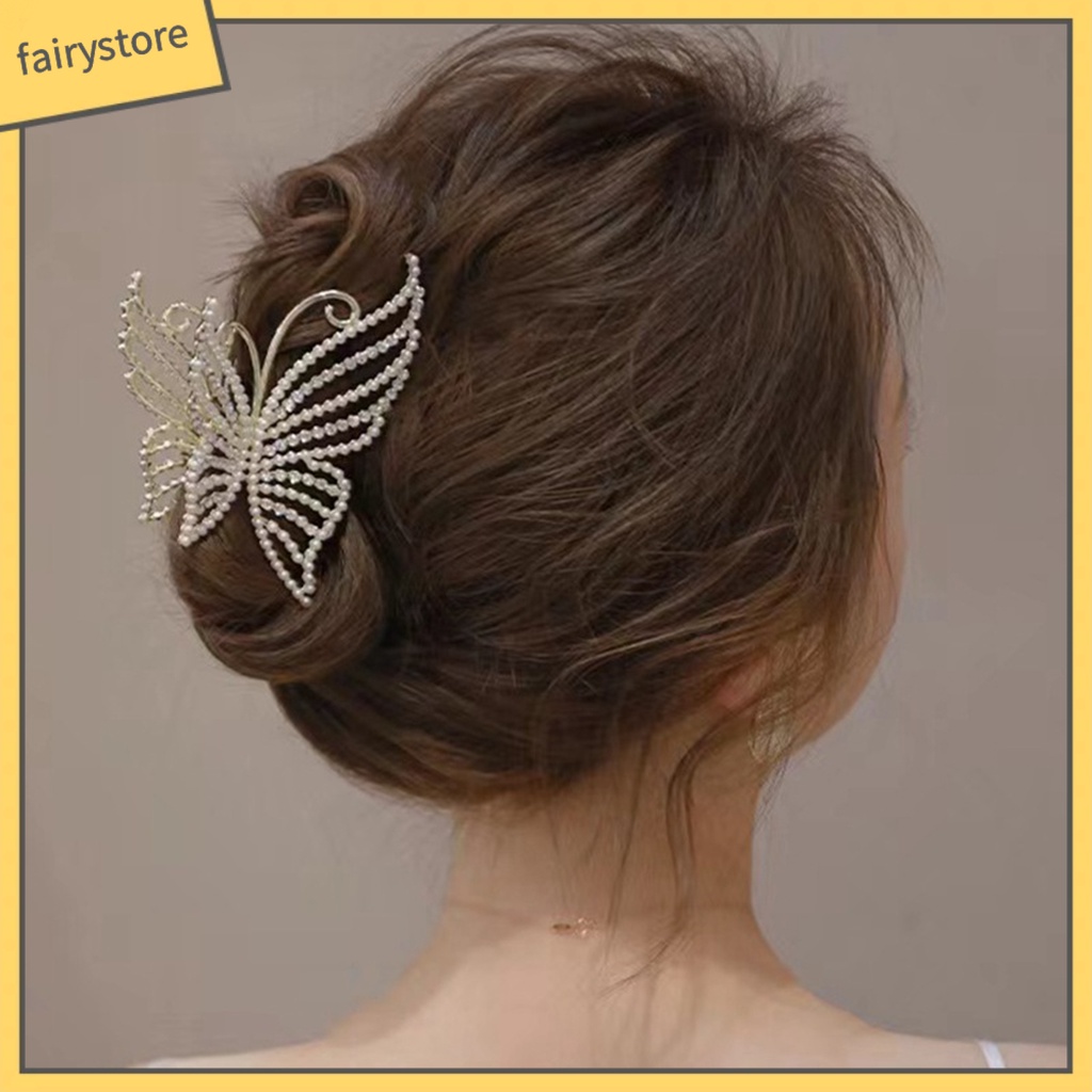 Kẹp Tóc Càng Cua Đính Đá Lấp Lánh Sang Trọng Siêu Bền