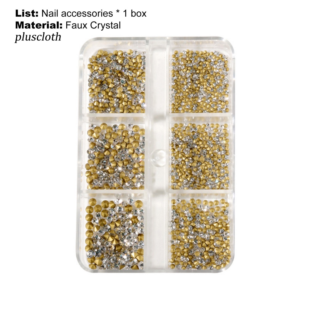 Set 1000 Hạt Cườm 3D Lấp Lánh Trang Trí Móng Nghệ Thuật