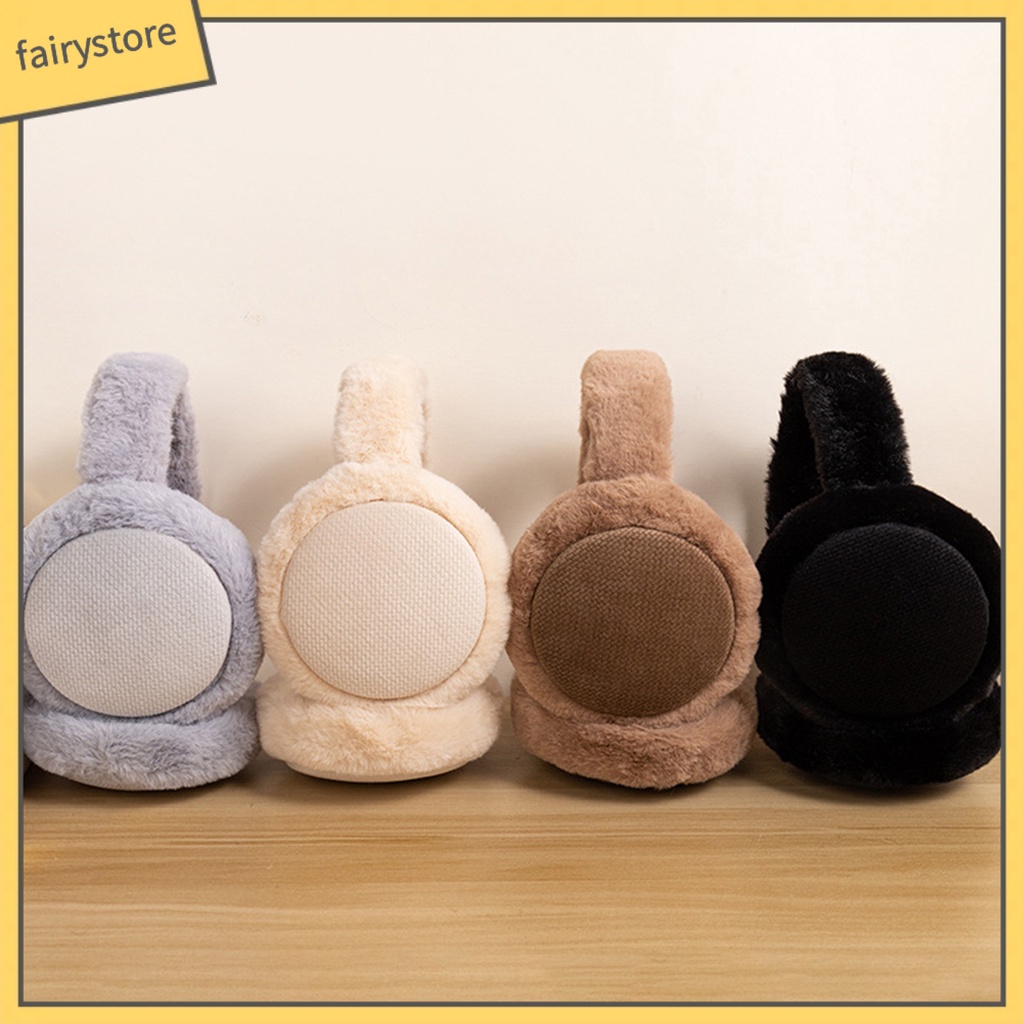 Bông Chụp Tai Giữ Ấm Chống Ngã Màu Sắc Trơn Co Giãn Tốt Có Thể Điều Chỉnh Dành Cho Nam Và Nữ