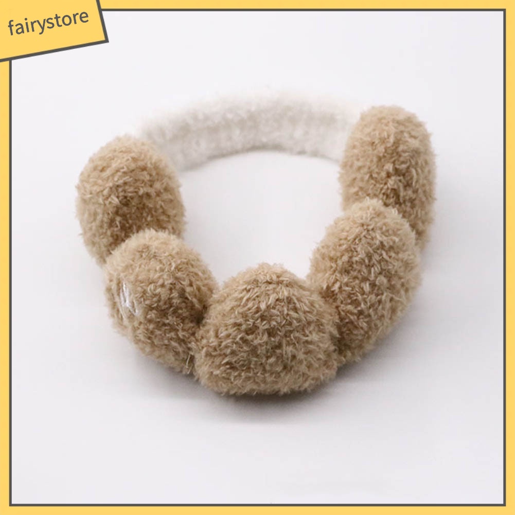 Băng Đô Cài Tóc Mềm Mại Hình Trái Tim Dễ Thương Dùng Rửa Mặt / Trang Điểm Cho Nữ