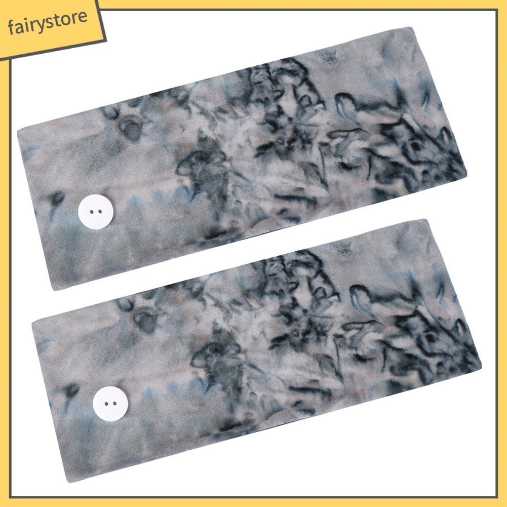 Set 2 Băng Đô Cài Tóc Bảo Vệ Tai Chống Mồ Hôi Chăm Sóc Sức Khỏe