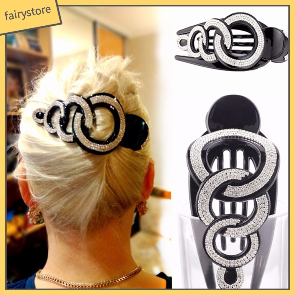 Kẹp Tóc Mỏ Vịt Đính Đá Thời Trang Cho Nữ