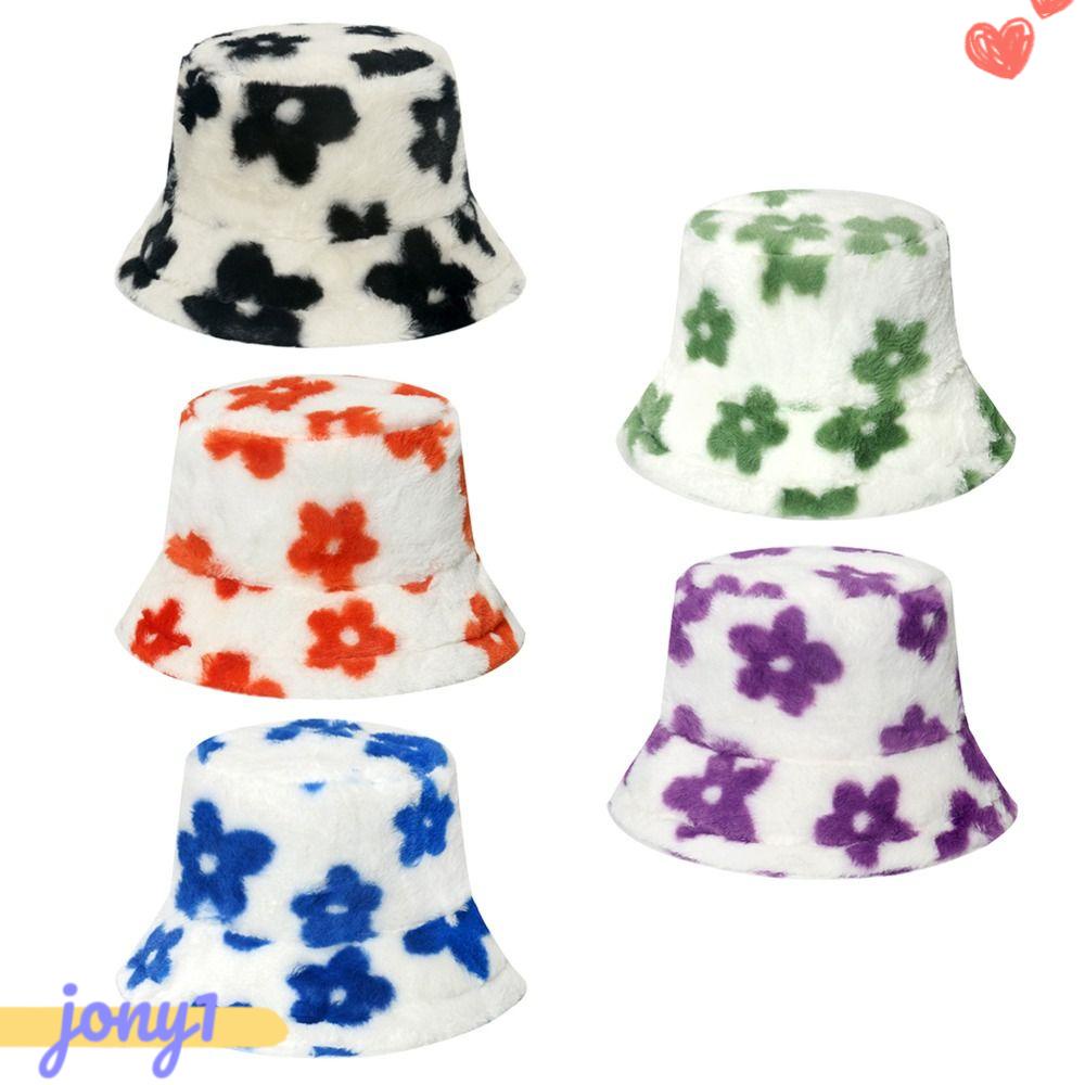 Mũ Bucket Chống Nắng Thời Trang Mùa Đông Phong Cách Vintage Cho Nữ